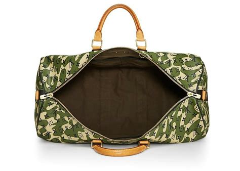 louis vuitton keepall xs green|keepall 55 with shoulder strap.